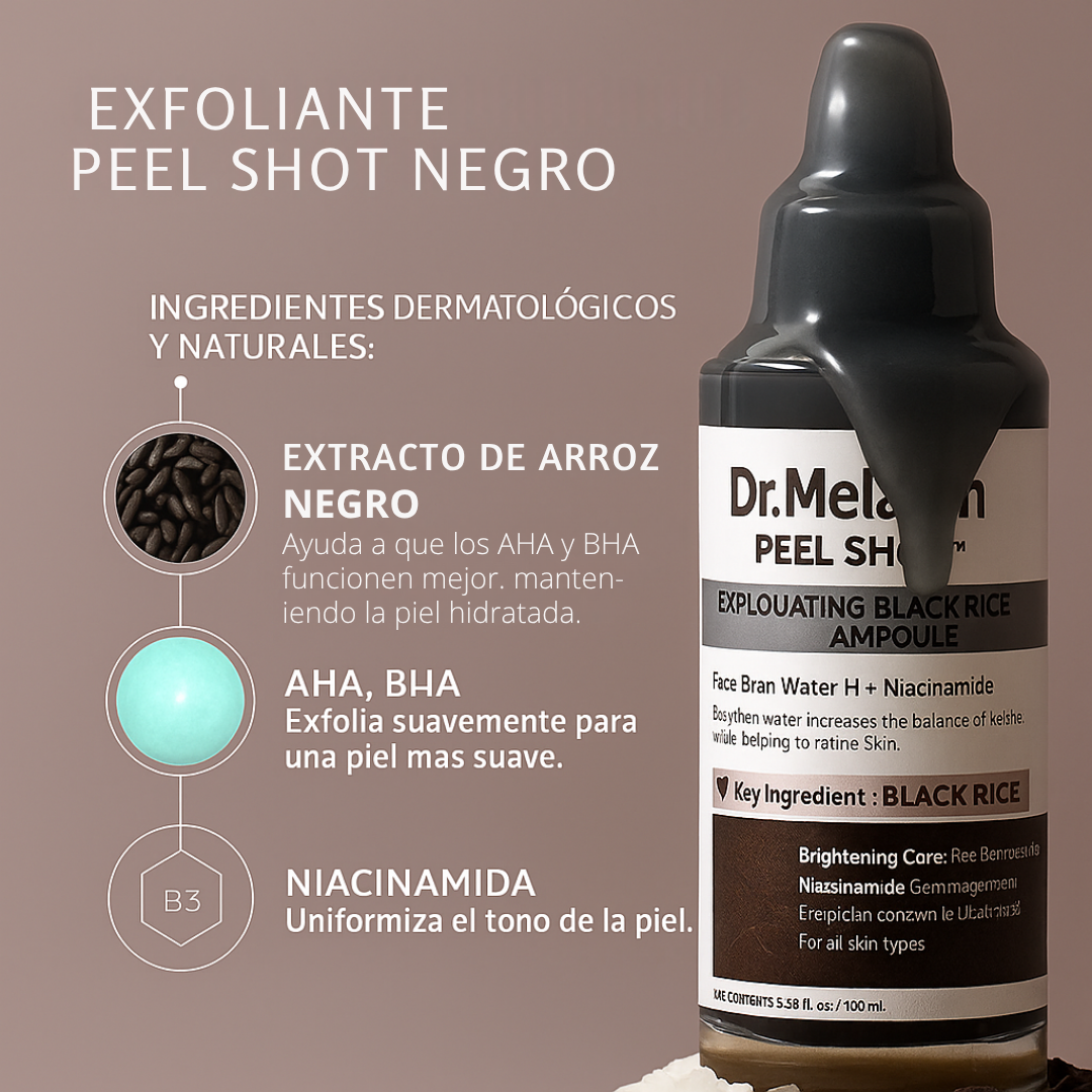 Dr. Melaxin Peel Shot™ - Exfoliante de Arroz