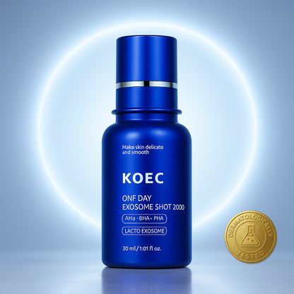 KOEC ExoRefine™ – Piel más firme y luminosa en solo 7 días con tecnología de exosomas