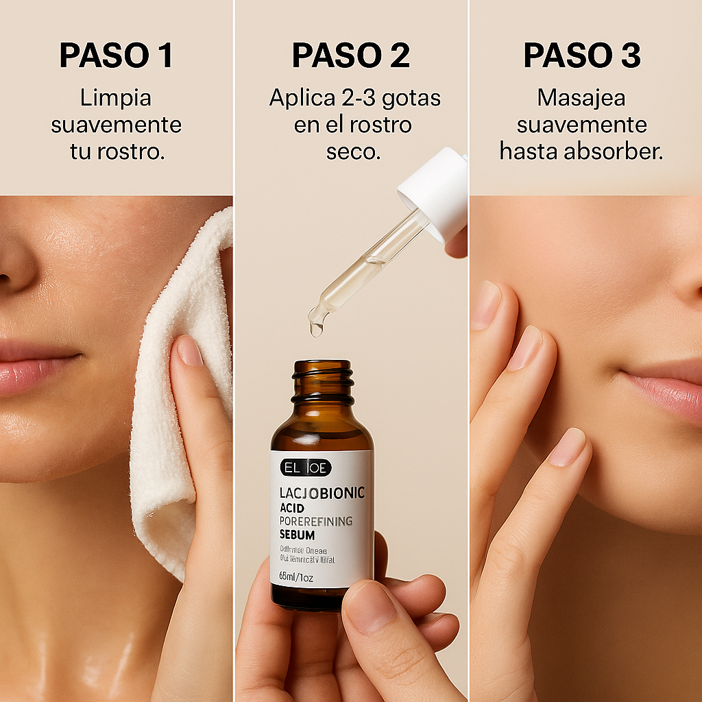 EELHOE Ácido Lactobiónico 30ml - La ciencia que hidrata, calma y renueva tu piel en 10 días