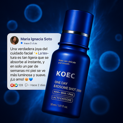 KOEC ExoRefine™ – Piel más firme y luminosa en solo 7 días con tecnología de exosomas